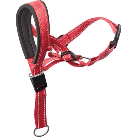 Collier Tête Pour Chien - Collier Halter à Attache Nasale - Pour Dressage et Maîtrise de la Traction - Réglable pour Chiens Petits Moyens et Grands - 1 Pièce (1/5)