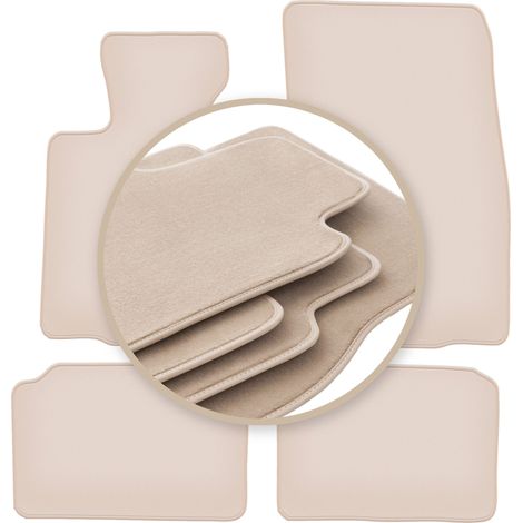 Premium-Fußmatten in Beige für: Mini Countryman R60 Schrägheck 2010-2017 (1/5)
