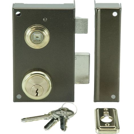 Cerradura sobreponer ILARGI 56b 70mm HE izquierda perfil (1/4)