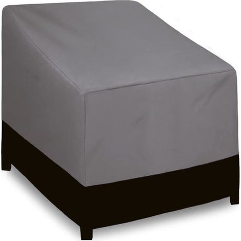 Funda para silla de exterior fácil de usar，con orificios de ventilación (85 cm de ancho x 80 cm de profundidad x 91 cm de alto) (1/4)