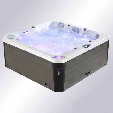 Spa 5 places Archipel® GT5 BLANC NACRÉ - Spa Thérapeutique Balboa® 215 x 215 cm