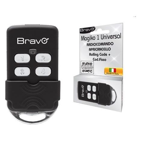 Telecomando radiocomando apricancello universale rolling code auto-apprendente Magiko Bravo