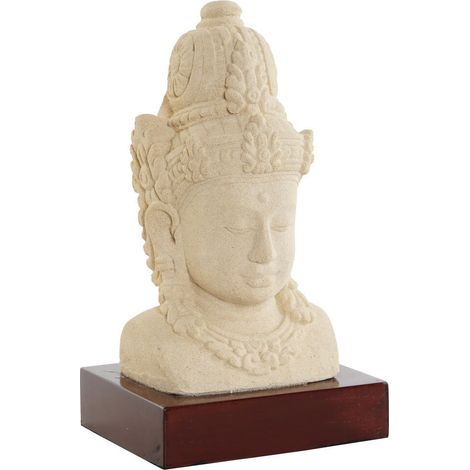Figura Cemento 21X17X37 Busto Deidad Javanesa Sob (1/5)
