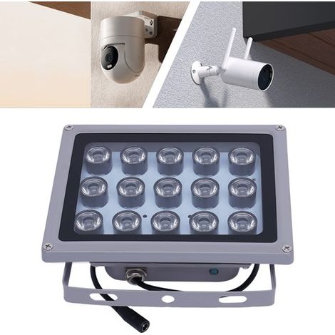 15 LED Infrared Security Floodlight IR Illuminator 12V For CCTV Security (1/5)