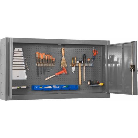 Armario Herramientas CABINET Tools Monobloque 650x1200mm gris (1/2)