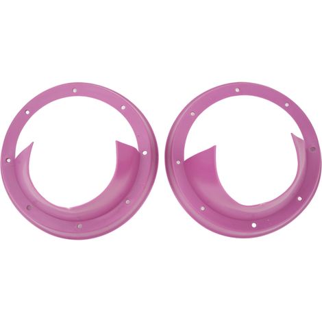 6.5 pouces 2 pièces Purple Kit Baffle Haut-parleur Auto Silicone Joint Anti-vibration pour Voiture Camping-car (1/5)