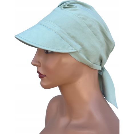 Écharpe Tess pour femme avec visière 488 pour l'été, même après une chimiothérapie (1/5)