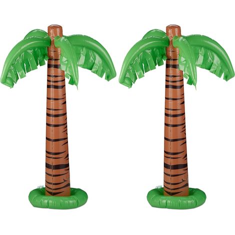 Palmier Gonflable, Lot de 2, Accessoire de fête, Piscine (1/5)
