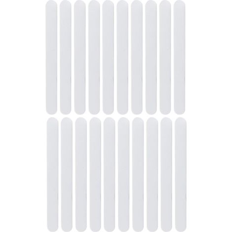Self Adhesive Non Slip Bathroom Strips in White Strong