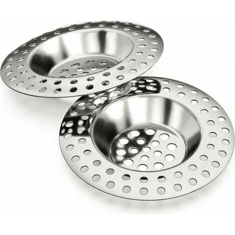 YMYNY Kitchen Helpis Filter 14 g, 2 Stück, für alle Abflüsse, Küchenfilter, Filter, Gitter a, Badewannenabfluss, Duschfilter, Küchengitter, Spülbeckenabfluss, Duschabfluss, ladacèe (1/4)