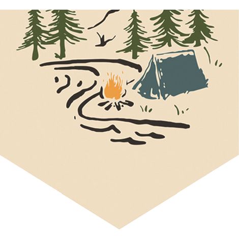 Gartenflagge für Camping, aus hochwetterbeständigem Polyester, ideal zur Dekoration eines Picknicks im Freien, Maße: 30 x 45 cm / 11,8 x 17,7 Zoll, Modell LY022 DM WJGQ1511 (1/5)