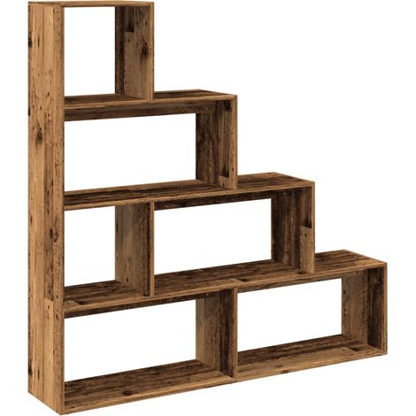 Maison Exclusive - Libreria a 4 Ripiani Legno Vecchio 143,5x29x143,5 cm Truciolato