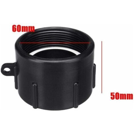 IBC Réservoir d'eau Adaptateur de valve Barils de raccord Raccords Robuste Adaptateur BSP femelle vers femelle pour vanne de réservoir IBC. (1/3)