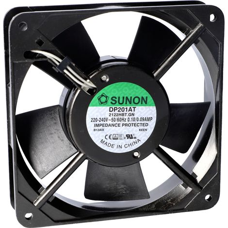 Sunon DP203AT-2122LBT.GN Axiallüfter 230 V/AC 79.83 m³/h (L x B x H) 25 x 120 x 120 mm