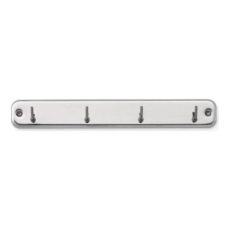 FPLUS colgador multip.3084inox 4ganc , Colgador 4 ganchos para atornillar inox. Medida.32x230x30 mm