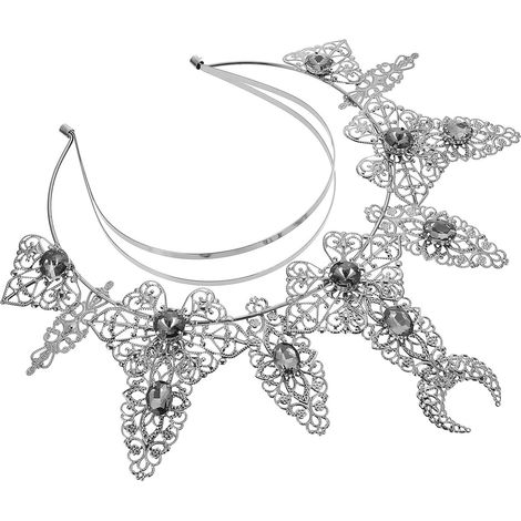 Metal Sun Crown Headband, Baroque Costume Accessory (1/5)