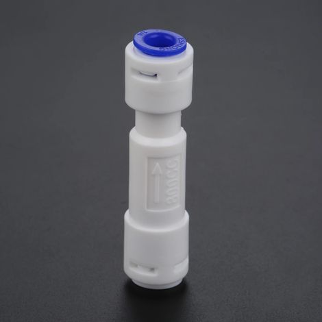 Régulateur de débit pour système d'osmose inverse (800 cc) - 1 pièce - Raccord rapide en plastique pour tuyau de 6,35 mm (1/4") de diamètre extérieur (1/5)