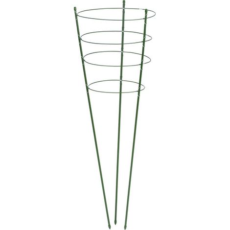 ANNEAUX SUR TUTEUR DE SOUTIEN EN METAL PLASTIFIE H60CM X 7MM CIS (1/4)