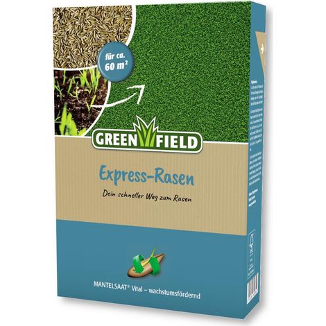 Greenfield Expressrasen Mantelsaat Vital 1 kg Rasensamen schnellkeimend
