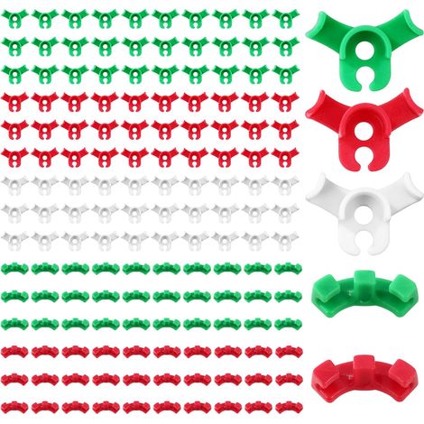 150 Pflanzenbiegeclips, 90-Grad-Biegeclips für geringe Belastung, Pflanzenstützclips, Clips zum Biegen von Stängeln und Ändern der Wachstumsrichtung (2 Größen)