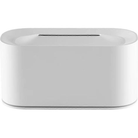 Mini-USB-Aroma-Diffusor, Diffusor für ätherische Öle, Flammeneffekt, weißer Tisch-Luftbefeuchter (1/5)