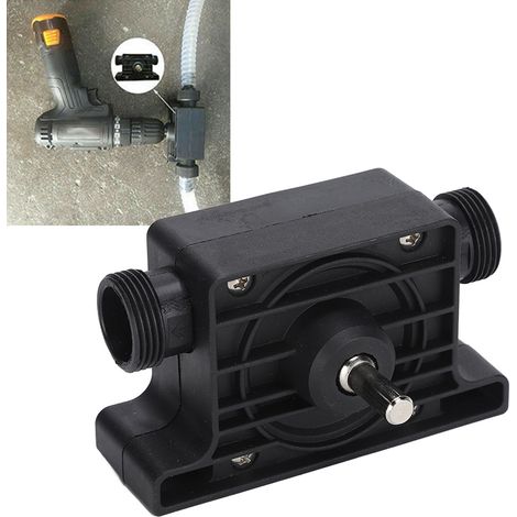 Neue Miniatur-Ölpumpe mit Bohrmaschinenantrieb, Hochleistungs-Ölpumpe, tragbare Wasserpumpe, standardmäßig mit zwei Anschlüssen ausgestattet. (1/5)