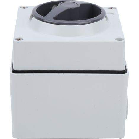 Prise extérieure étanche, interrupteur rotatif anti-poussière, bouton, voyant lumineux, 250 V (4P50A)