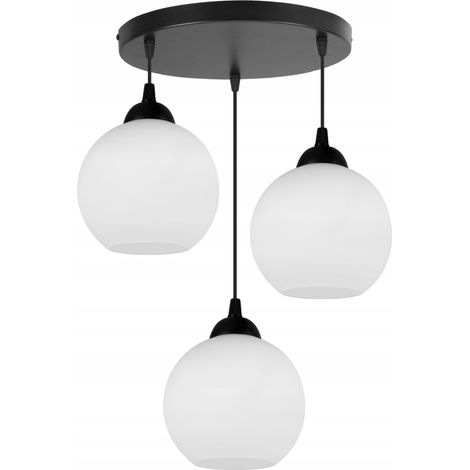 LAMPADA A SOSPENSIONE CLASSICA IN METALLO CON PARALUME IN VETRO (1/5)