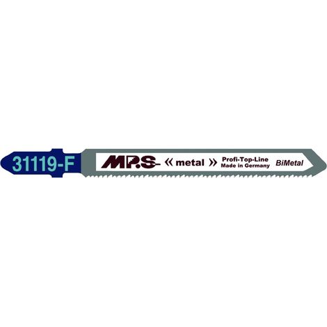 Lame de scie sauteuse bimétallique MPS 31119-F pour acier inoxydable et tôle jusqu'à 3 mm