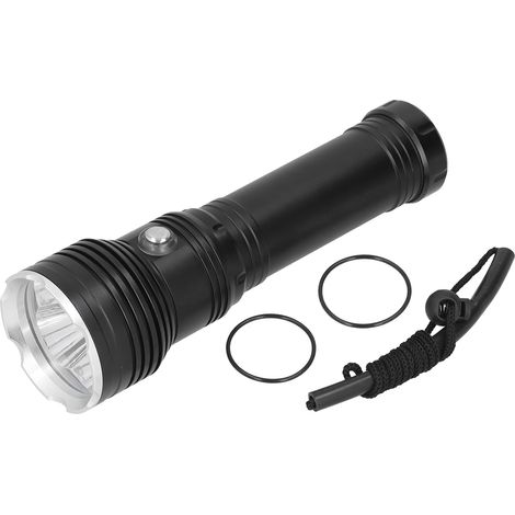 LEDs, 10000 lm, IPX8 wasserdichte Tauchlampe für Unterwasserfotografie und Angeln