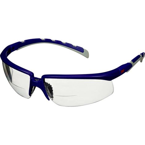 3M S2025AF-BLU Occhiali di protezione antiappannante, con protezione antigraffio Blu, Grigio EN 166 DIN 166 (1/2)