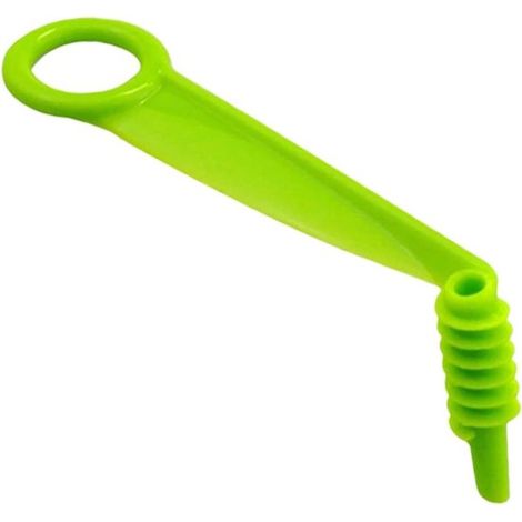 Cortador de verduras - Utensilio de cocina - Preparación culinaria - ABS apto para alimentos - 11 x 5 x 2 cm - Verde (1/5)
