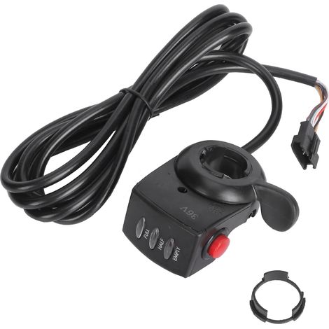 Compteur Batterie 36 V - Interrupteur Phare LED - Poignée Accélérateur Réglable - Pour Vélo Électrique et Trottinette Électrique - 1 Pièce (1/5)