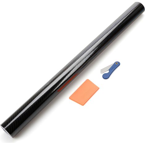 Pellicola adesiva carbon-look - 5D - 50x60 cm - Lucido