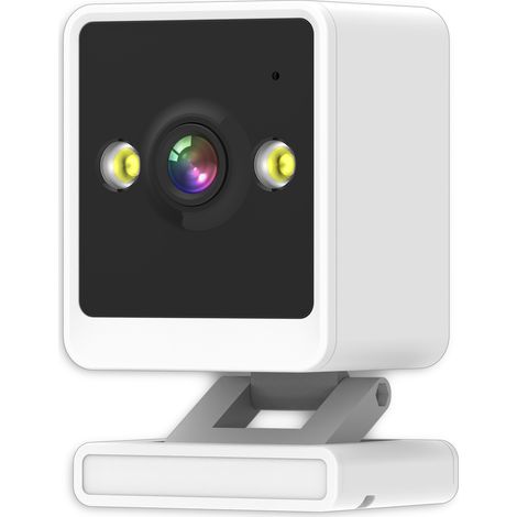 Caméra de surveillance sans fil avec support télescopique pivotant pour terminal de paiement domestique (1/4)