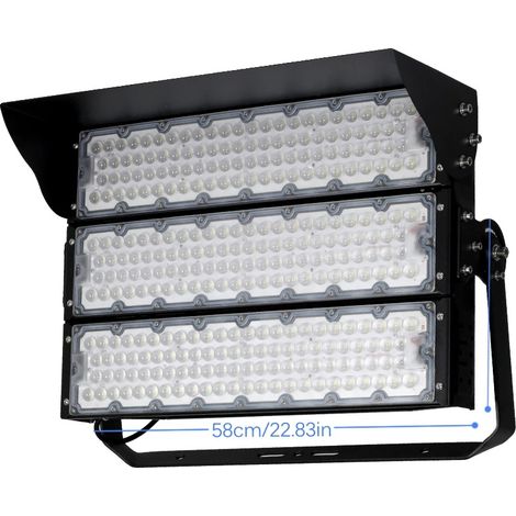 Lumière de stade LED, économe en énergie, design étanche, 720W (1/2)