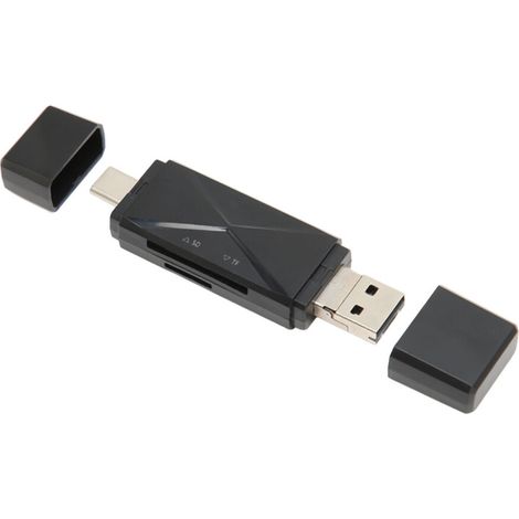 Dieser sofort einsatzbereite Multifunktions-Kartenleser unterstützt SD/Micro-SD-Karten, verfügt über eine Rauschunterdrückungsfunktion für klare Sprachübertragung während der Datenübertragung und ist (1/4)