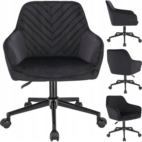Sillón NAPOLI negro sobre base negra.