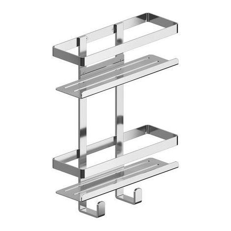 CESTELLO DOPPIO MYLINE SHOWER- Cromo- METAF- pezzi 1