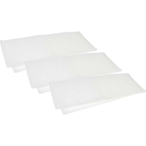 vhbw 6x Filter G4 compatible with Vallox 200 SE Air Ventilation Device - Filter Set, 63.5 x 24.1 x 1 cm, White