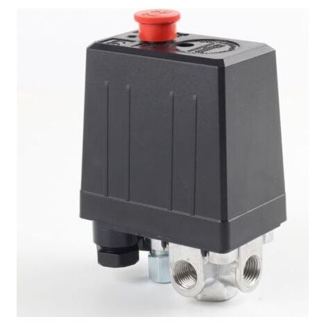 ALLIANDISSoupape de Compresseur D'air 220V Pression Automatique Pressostat Compresseur D'air Compresseur Interrupteur Contrle Valve pour Une Rduction Rapide de la Pression(4 trous) (1/5)