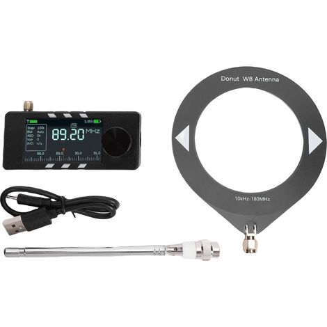 SI4732 Radio 1.9 pouces écran couleur intégré Circuit amplificateur d'écouteurs AM FM LSB USB récepteur pleine bande (1/5)