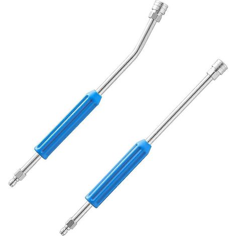 Rallonge pour nettoyeur haute pression 43 cm (17 pouces), raccord rapide 6,35 mm (1/4 pouce), lot de 2 (1/5)