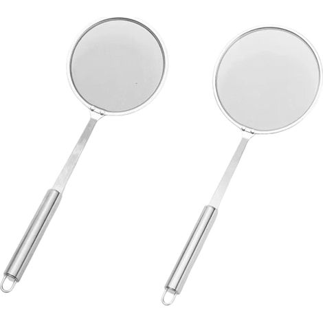 Cuillère Écumoire à Graisse 2 pièces outils de cuisine en acier (1/5)