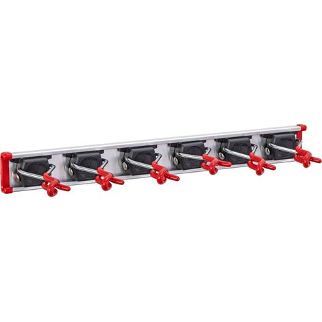 Gerätehalter Set mini Länge 0,5 m Halter 6 Aluminium/Kunststoff - SB 6.0.050 (1/4)