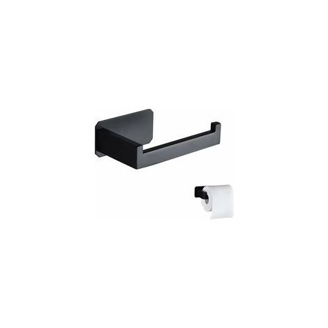 Devidoir Papier Toilette Acier Inoxydable Derouleur Papier Toilette Mural Original Sans Percage Noir Porte Papier Toilette Adhesif 3M Pour Decoration Salle de Bain WC Accessoire Cuisine (1/5)