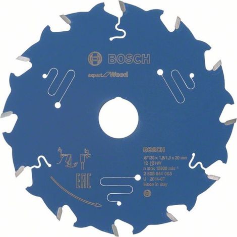 Kreissägeblatt Expert for Wood AD 120mm Z.12 WZ Bohr.20mm Schnitt-B.1,8mm (1/5)