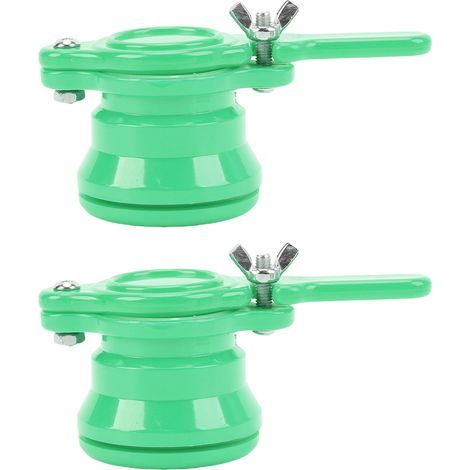 Safe, leak-proof plastic extraction tap, honey gate, 2 pieces, for beekeeping equipment, green (1/5)