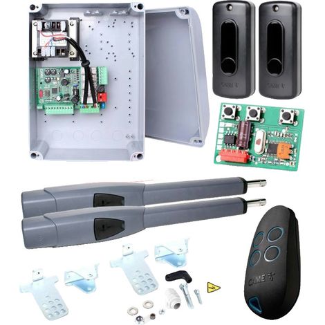 Came – Kit automatisation portail battant 24V – Moteur pour vantail jusqu'à 3m et 400kg – Installation facile et robuste – Résistant aux intempéries (1/5)