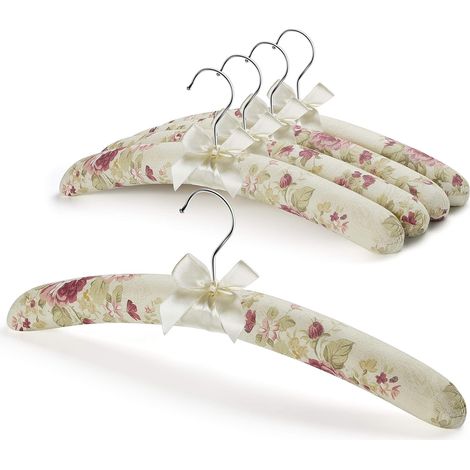 pièces - Cintre floral en tissu (rose rouge) (1/5)